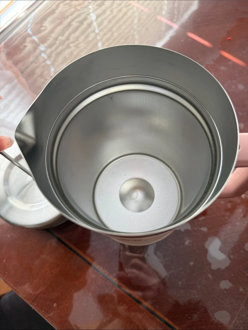 Stanley Pink and Stainless Steel Travel French Press - Picture 3 of 4
